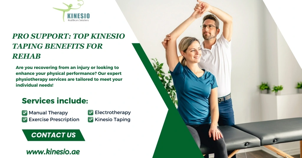 Discover how Kinesio taping supports rehab by easing pain, improving mobility, and enhancing muscle support for faster, confident recovery results today now
