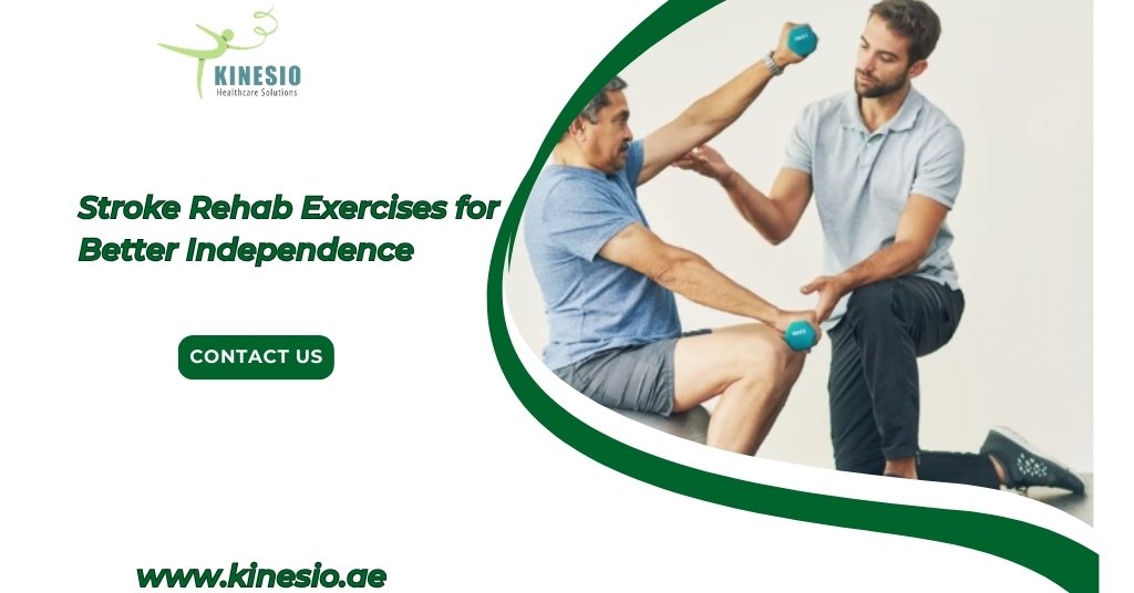 Stroke rehab exercises improve strength, balance, and mobility, supporting recovery and restoring independence through guided therapy routines.