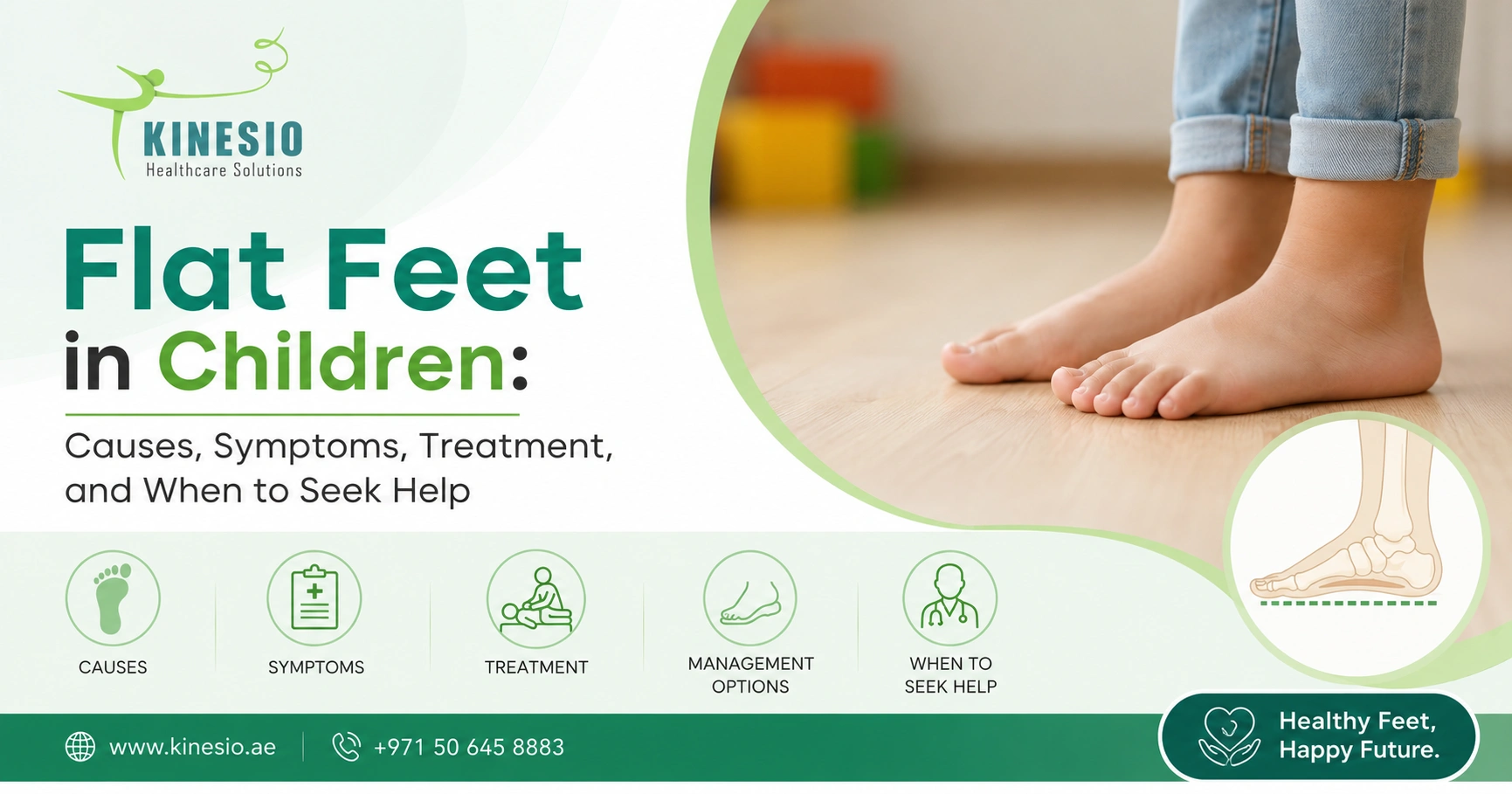 Learn about flat feet in children, including common causes, symptoms, diagnosis, and effective treatment options to support healthy foot development.