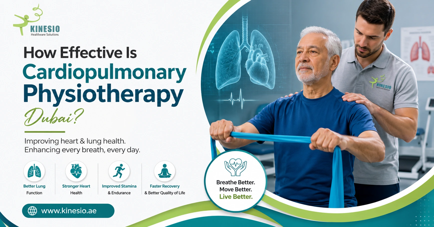 Discover how cardiopulmonary physiotherapy Dubai improves heart and lung function, boosts endurance, reduces breathlessness, and speeds recovery.
