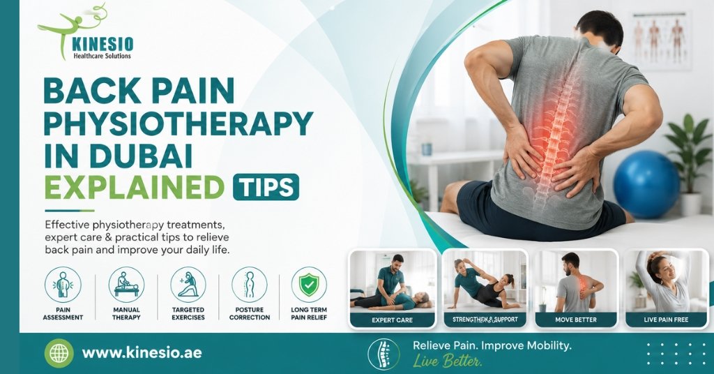 Discover expert back pain physiotherapy in Dubai, with practical tips to reduce pain, improve mobility, correct posture, and support recovery safely!