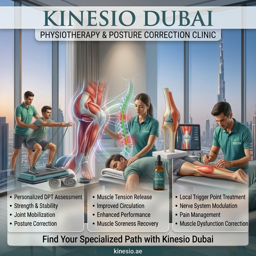 Physiotherapy treatment and posture correction clinic in Dubai