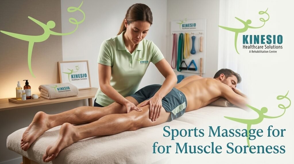 Sports massage for muscle soreness and recovery in Dubai