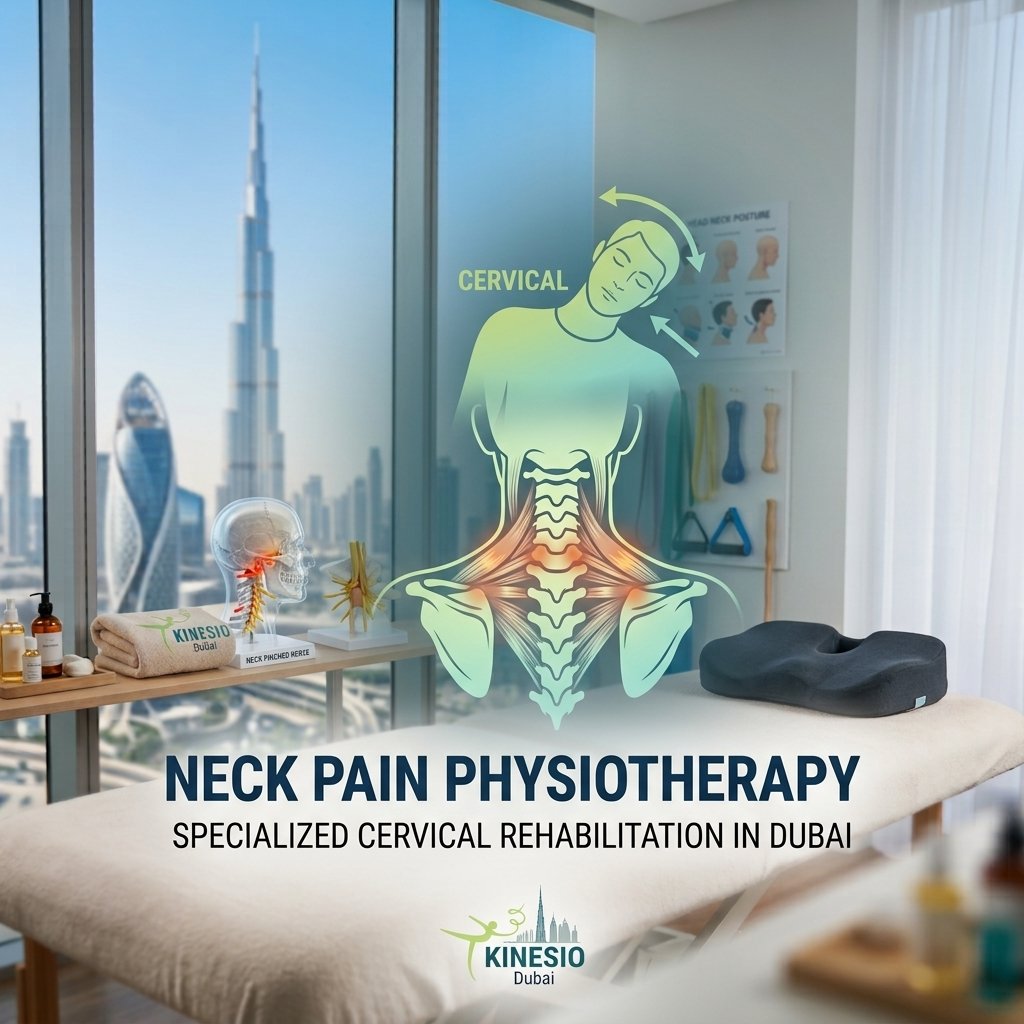 Neck pain physiotherapy treatment and rehabilitation in Dubai